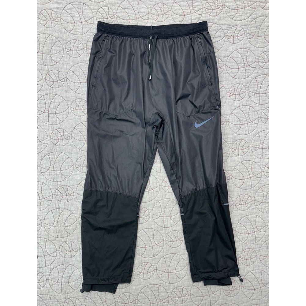 Nike Swift Shield Running Pants Black Weather Water Resistant / Men's Large